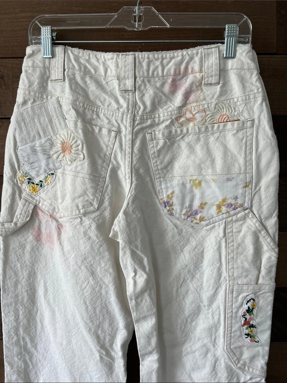 NWOT Free People Women's Love Alive Boyfriend Jeans in Antique White Size 26